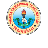 Chaitra High School and PU College -logo